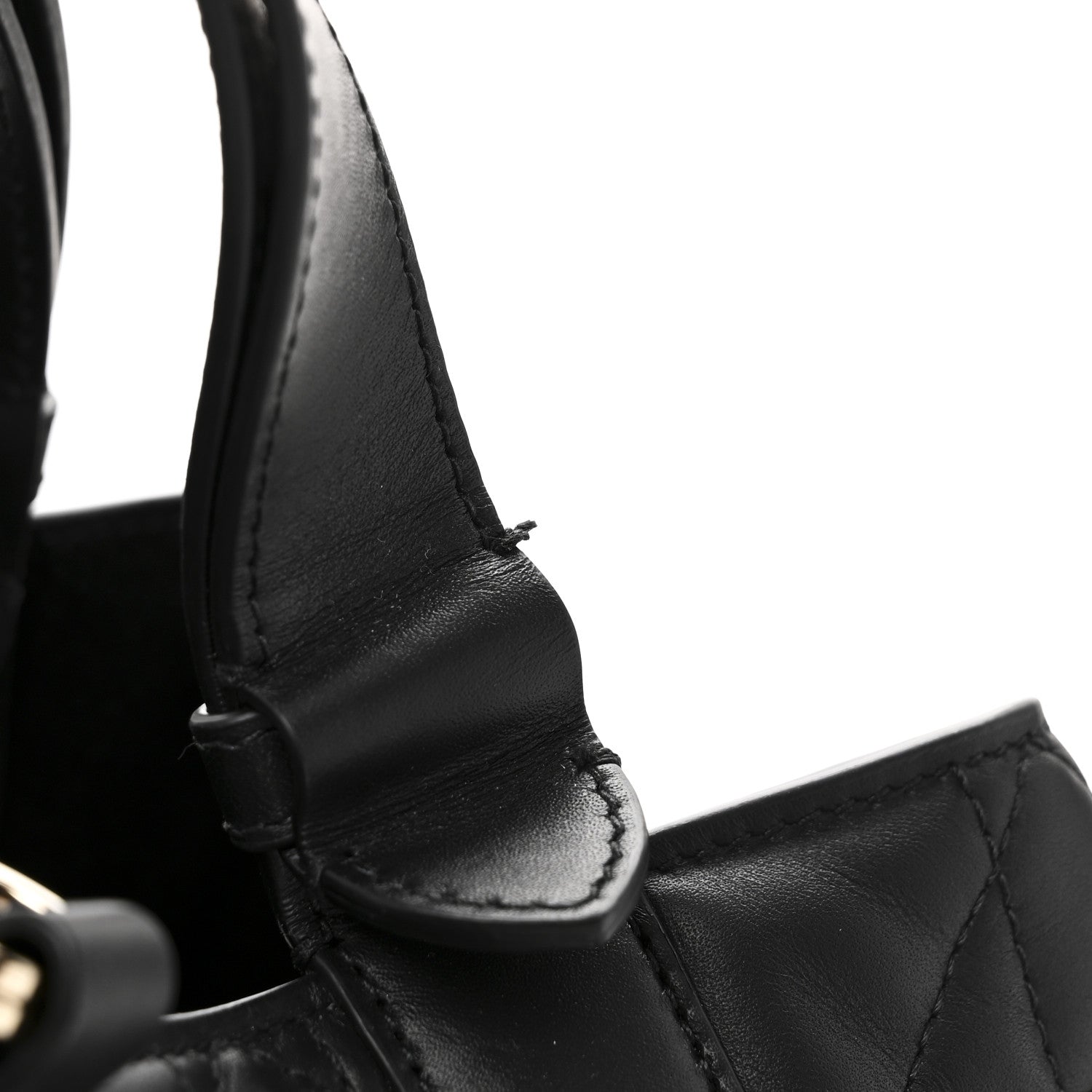 Calfskin Macrocannage Medium Toujours Black