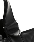 Calfskin Macrocannage Medium Toujours Black
