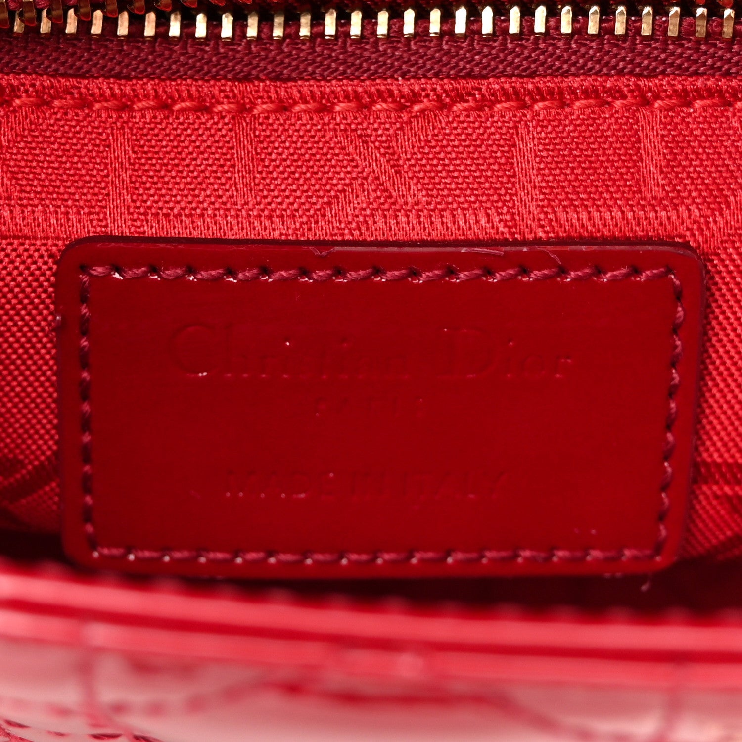 Patent Cannage Mini Lady D1OR Red
