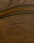 Soft Grained Calfskin Small Sangle Bucket Bag Taupe