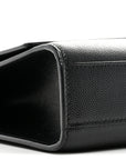 Grain De Poudre Large Classic Monogram Kate Satchel Black