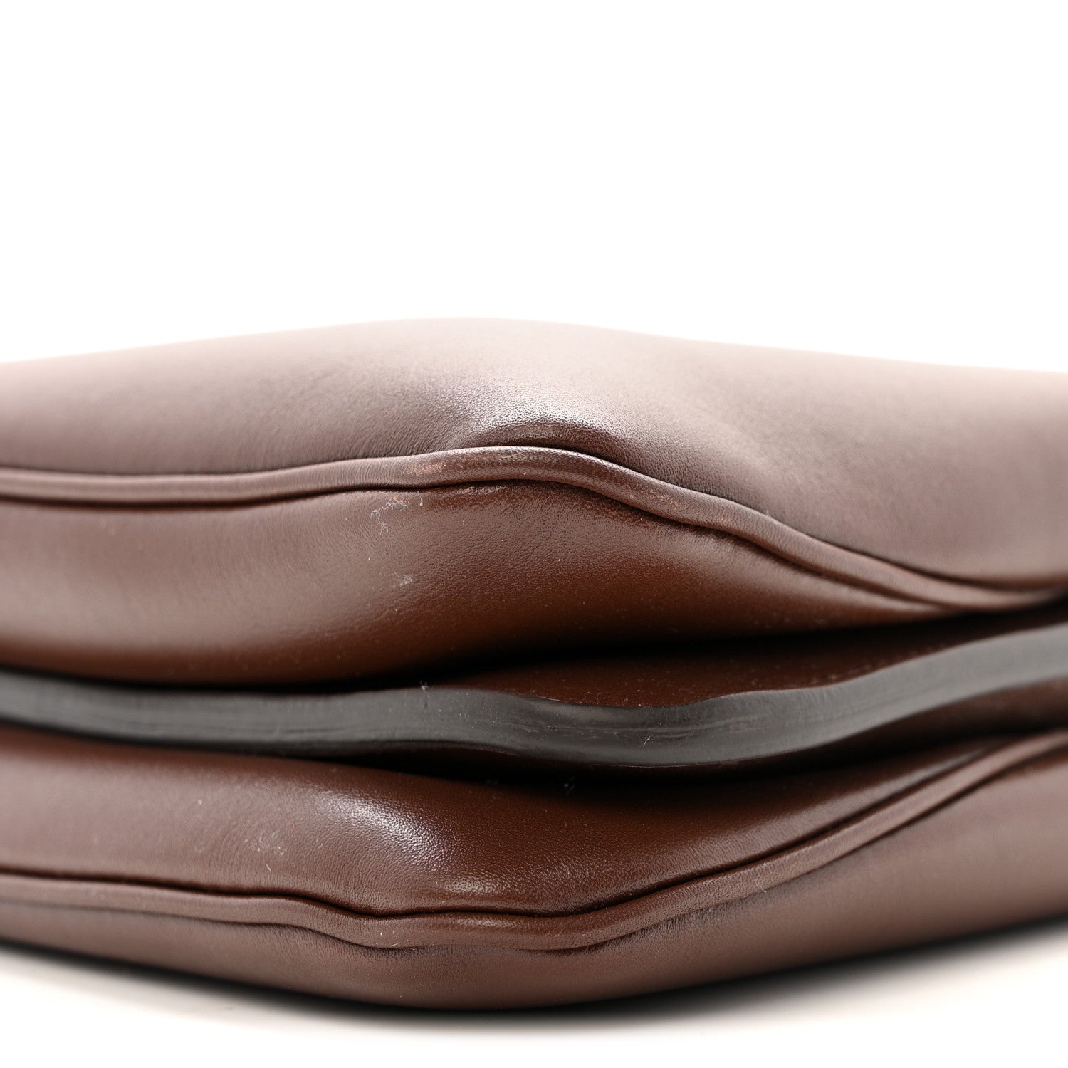 Vitello Large Soft Peekaboo Mogano
