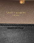 Grain De Poudre Monogram Uptown Chain Wallet Dark Beige