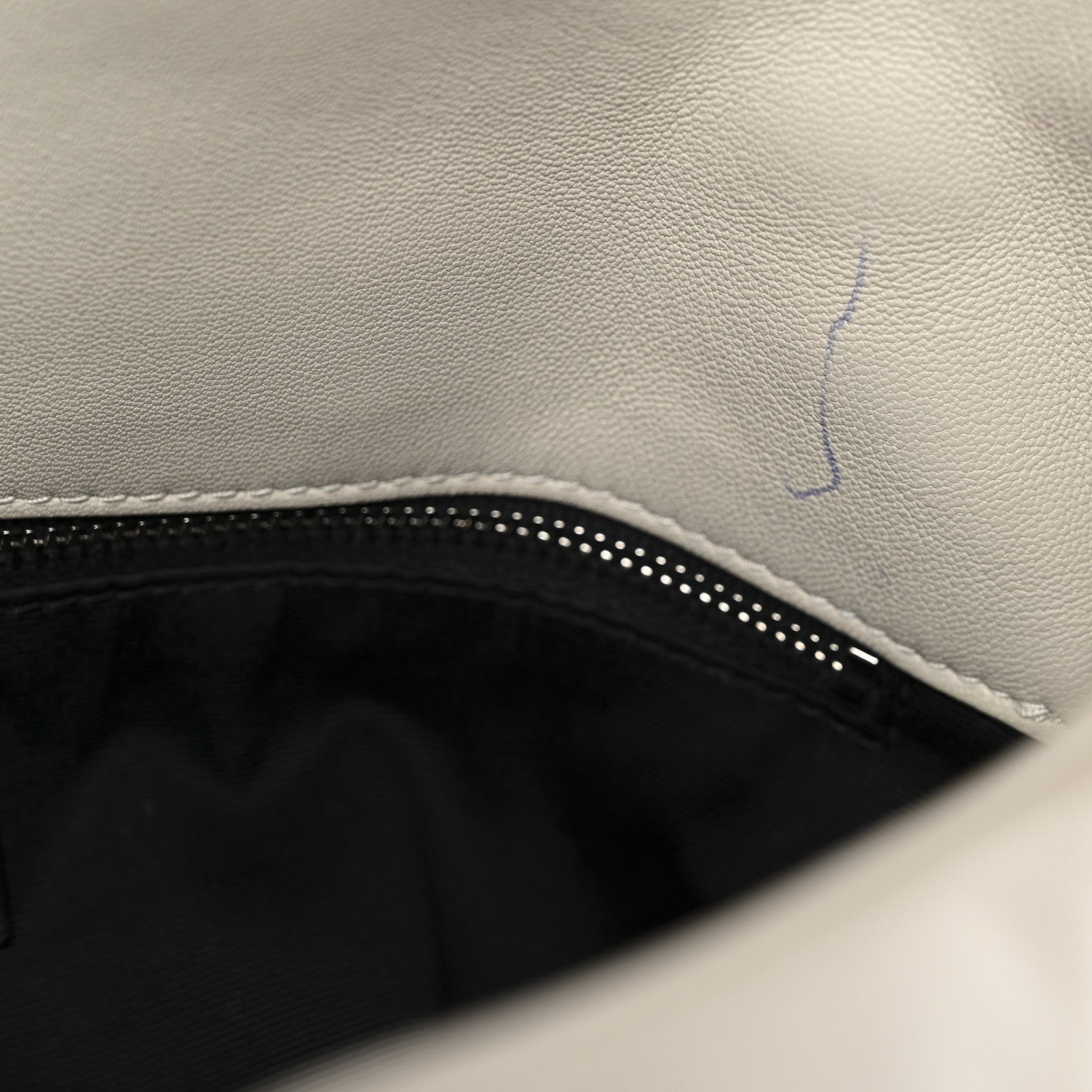 Lambskin Quilted Medium Loulou Puffer Monogram Chain Satchel Crema Soft