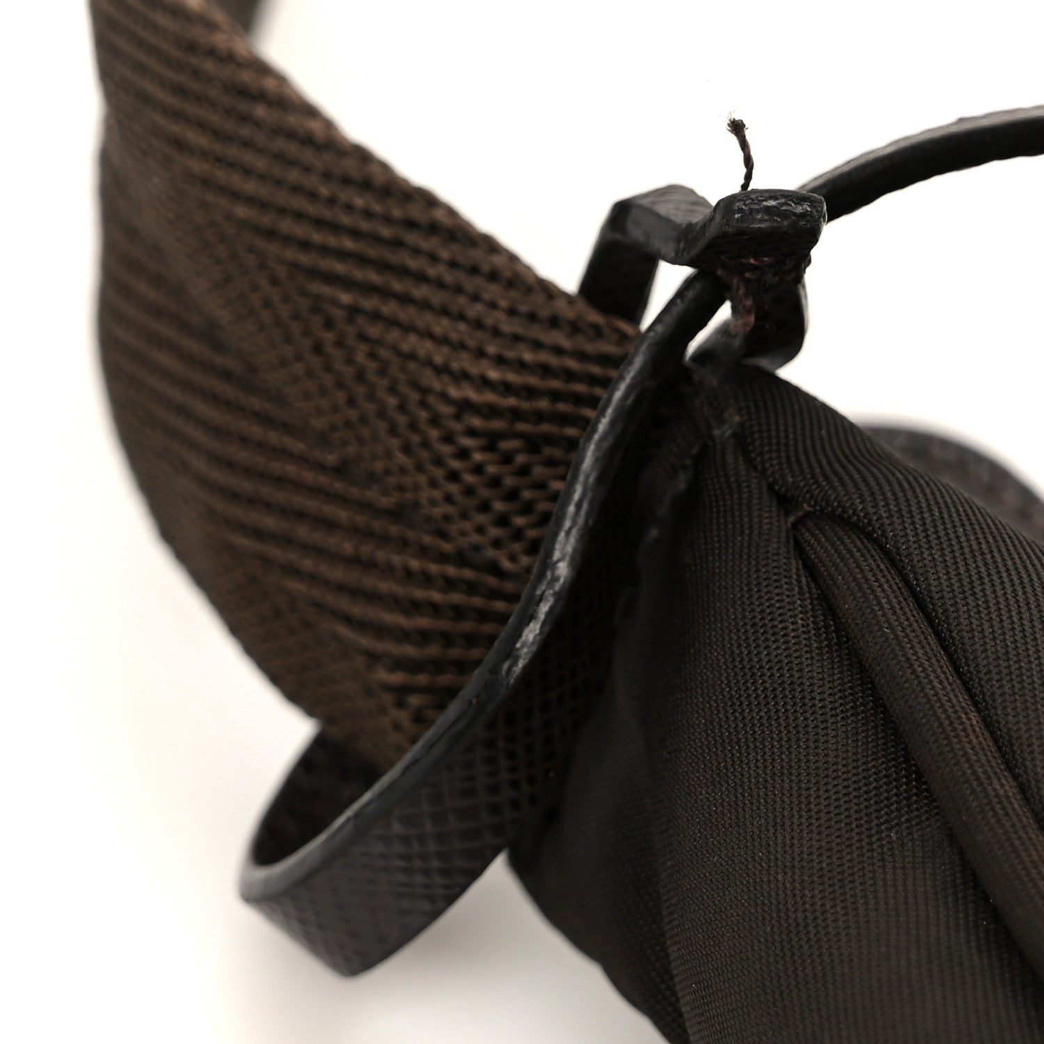 Tessuto Nylon Mini Re-Edition 2000 Bag Caffe