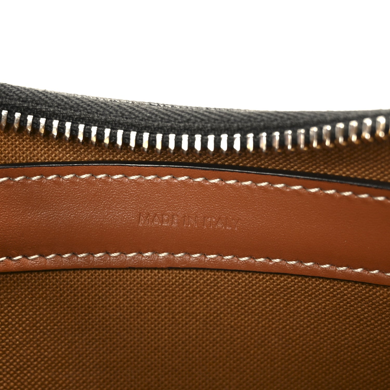 Triomphe Canvas Calfskin Ava Shoulder Bag Tan