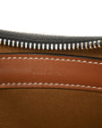Triomphe Canvas Calfskin Ava Shoulder Bag Tan