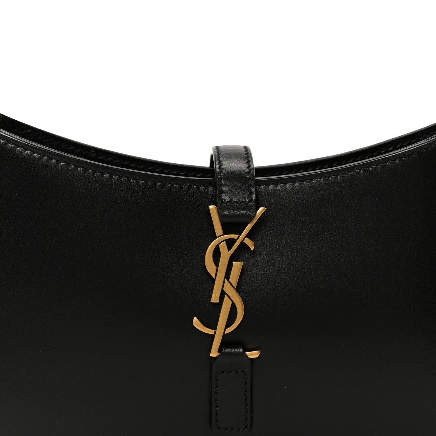 Smooth Calfskin Le 5 A 7 Mini Hobo Black