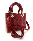 Patent Cannage Small Lady D1OR Cherry Red