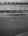 Box Calfskin Medium Classic Box Flap Bag Zinc