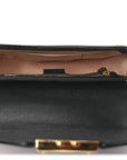 GG Supreme Monogram Calfskin Small Padlock Messenger Shoulder Bag Beige Black Cuir