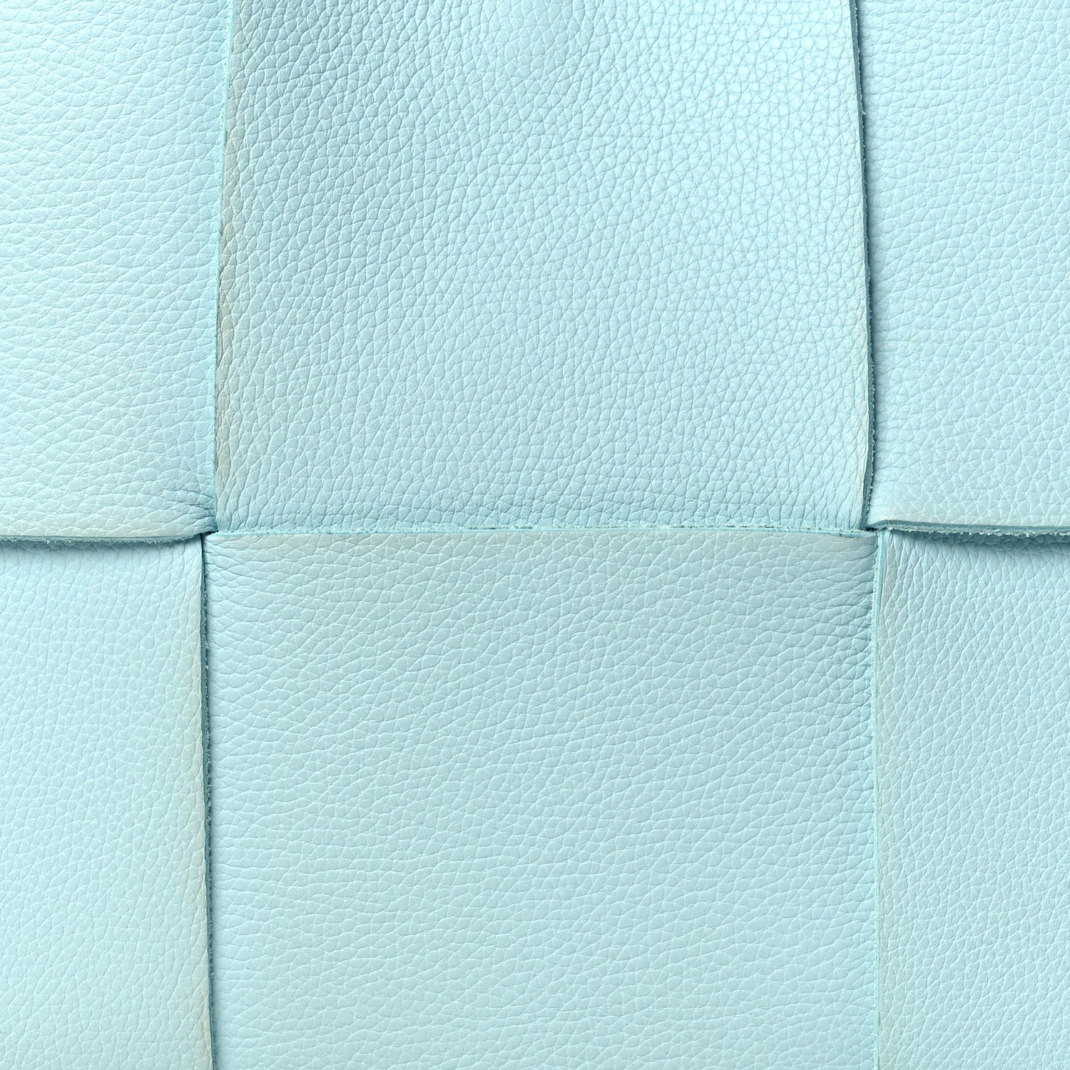 Grained Calfskin Maxi Intrecciato Small Arco Tote Pale Blue