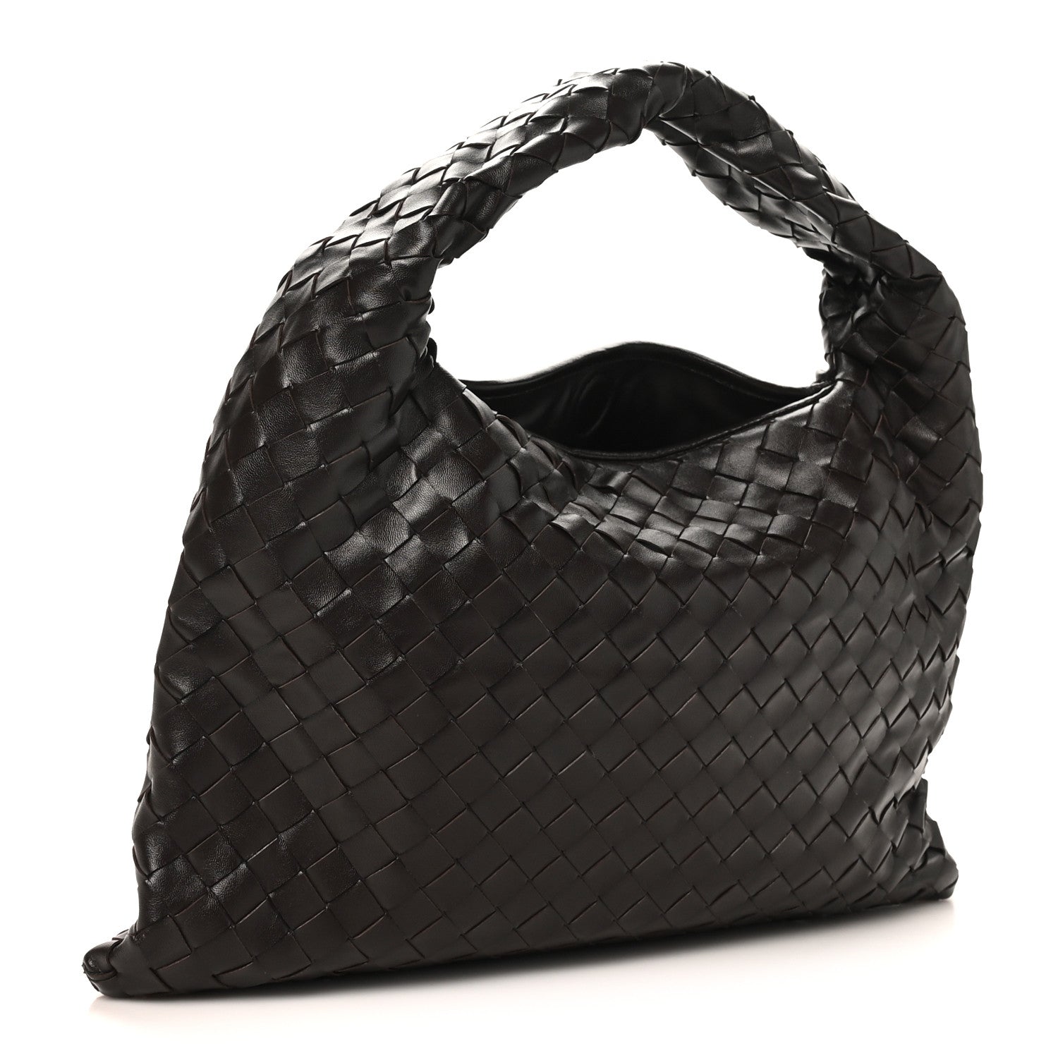 Calfskin Intrecciato Small Hop Fondant
