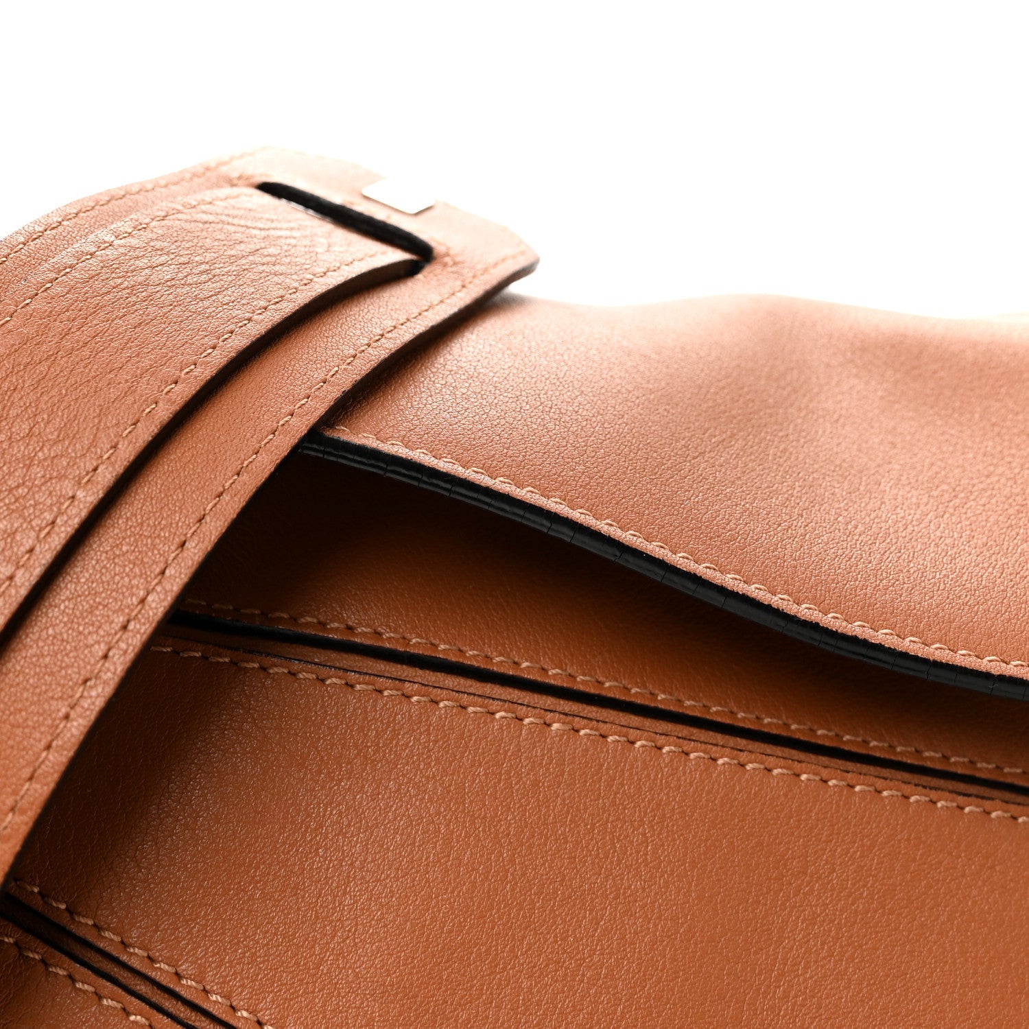 Calfskin Medium Puzzle Bag Tan