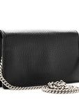 Calfskin Super Mini Dionysus Shoulder Bag Black