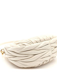 Nappa Matelasse Mini Wander Hobo White