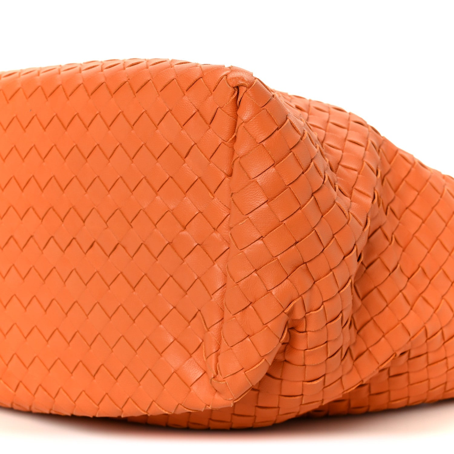 Nappa Intrecciato Bella Tote Orange