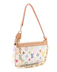 LV X TM Monogram Multicolor Pochette Accessories White