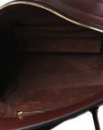 Supple Shiny Lambskin Medium Smiling New Luggage Brick