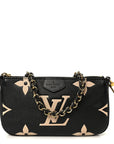 Empreinte Monogram Giant Multi Pochette Accessories Mini Pochette Black Beige