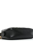 Calfskin Matelasse Mini GG Marmont Chain Shoulder Bag Black