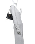 Natural Smooth Calfskin Rodeo Sling Pochette Black
