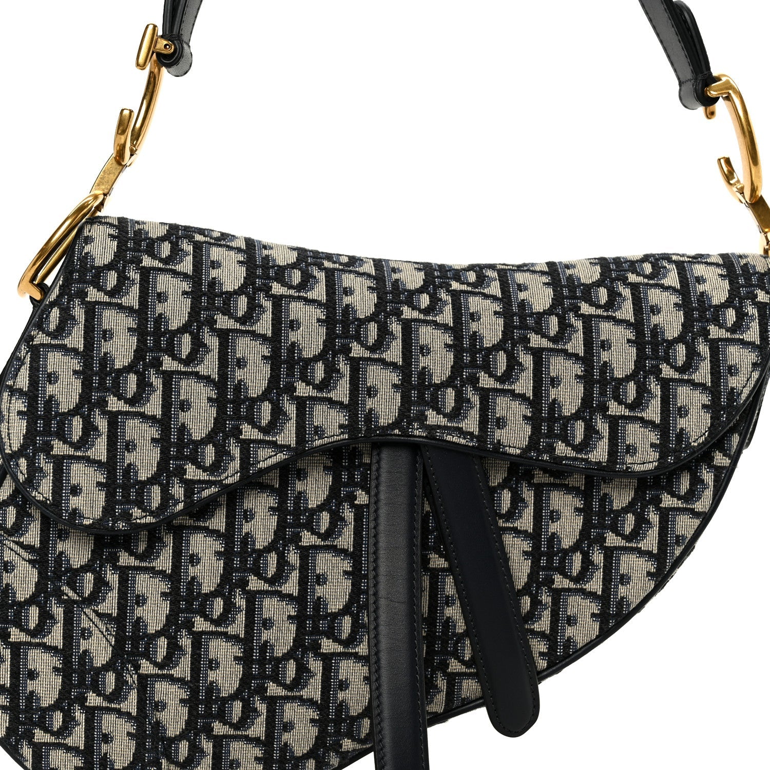 Oblique Saddle Bag Blue