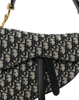 Oblique Saddle Bag Blue