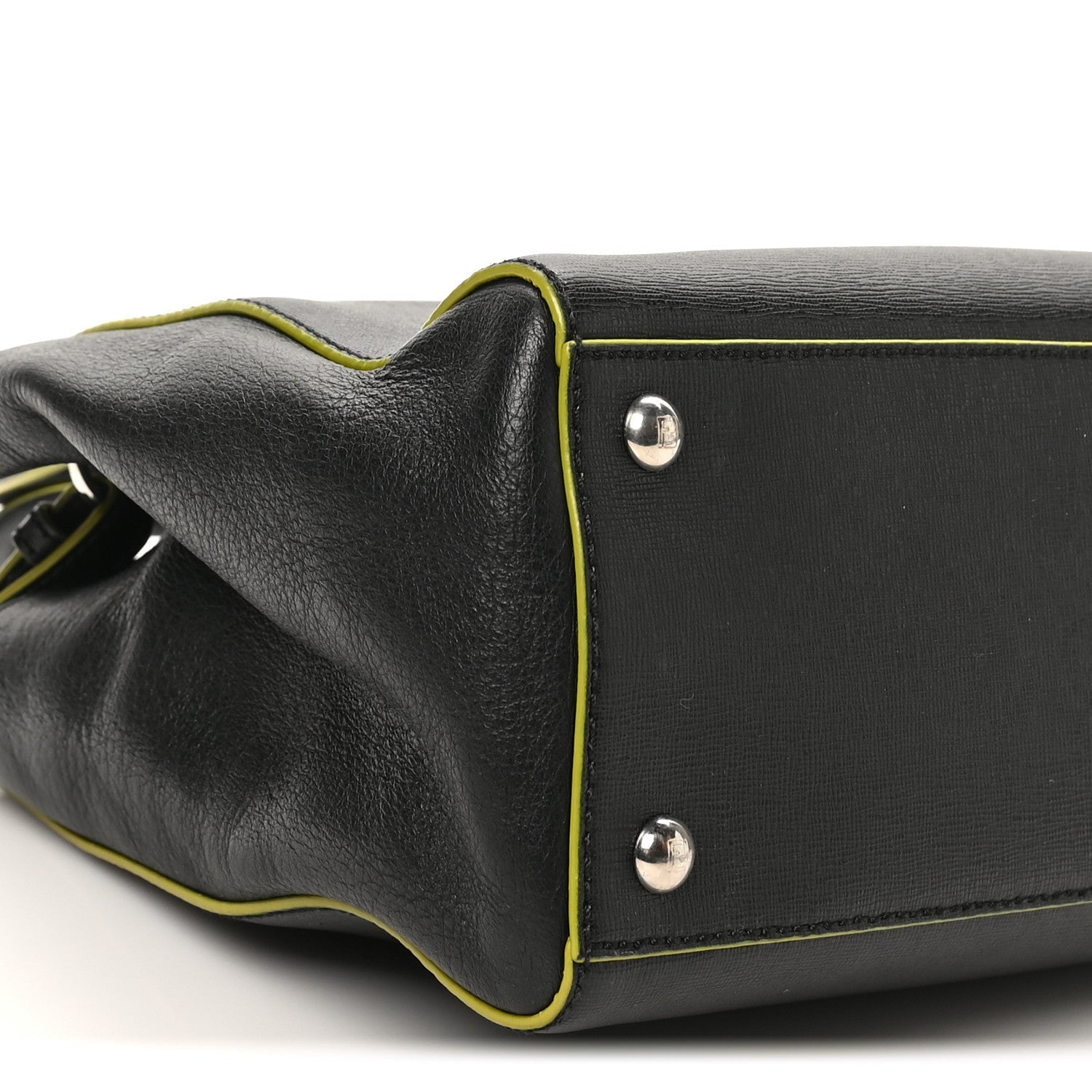 Vitello Elite Apple Charm Petite 2Jours Tote Black
