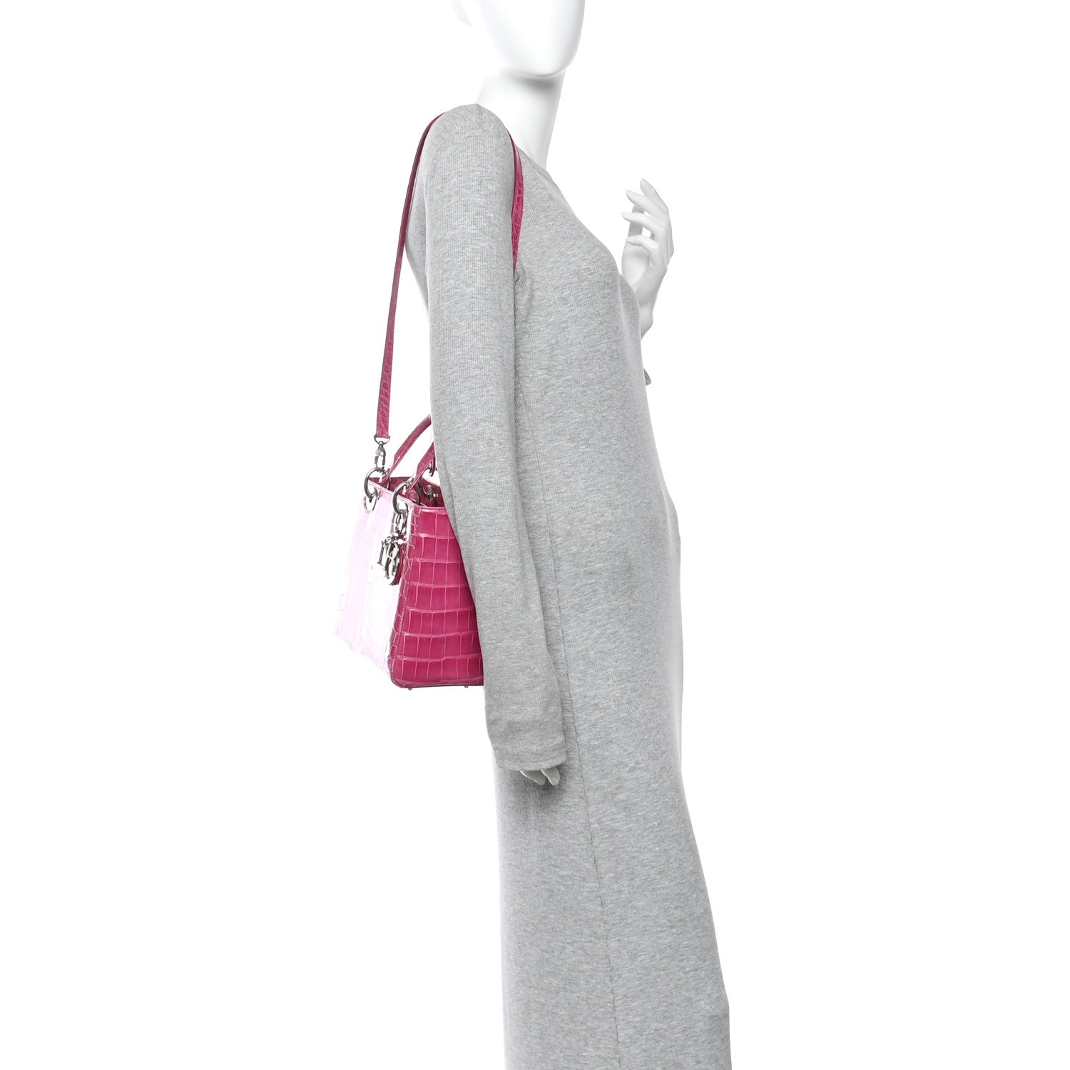 Alligator Medium Lady D1OR Pink