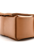 Lambskin Maxi Intrecciato Cassette Crossbody Bag Caramel