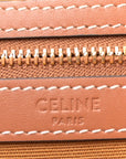 Triomphe Canvas Calfskin Medium Cabas Bag Grege