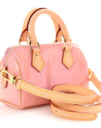 Vernis Monogram Nano Speedy Mochi Pink