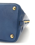 Saffiano Lux Medium Promenade Tote Bluette