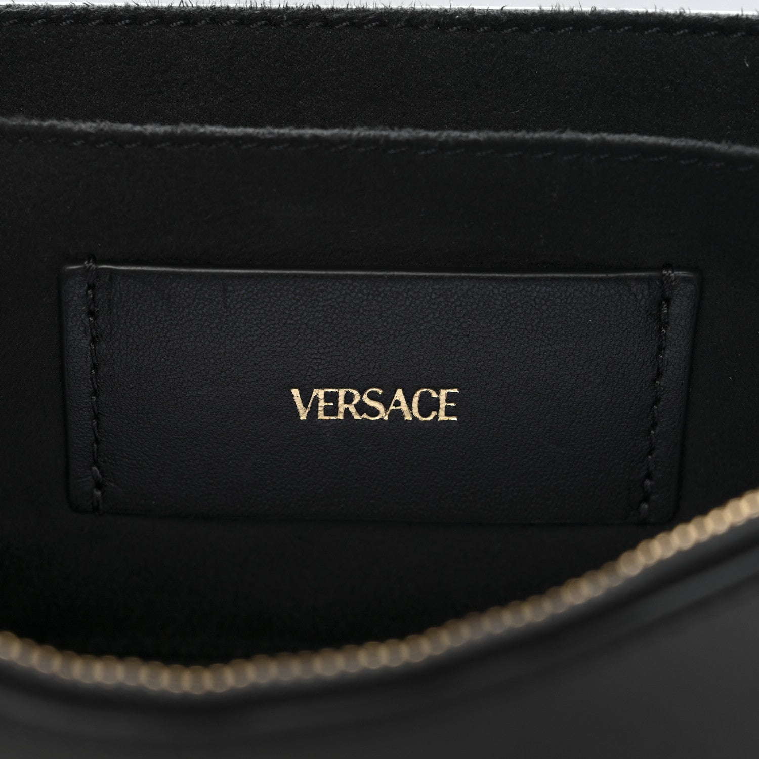 Lambskin Tag Mini Bag Black