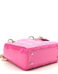 Patent Cannage Mini Lady D1OR Pink