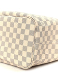 Damier Azur Neo Neverfull MM Rose Ballerine