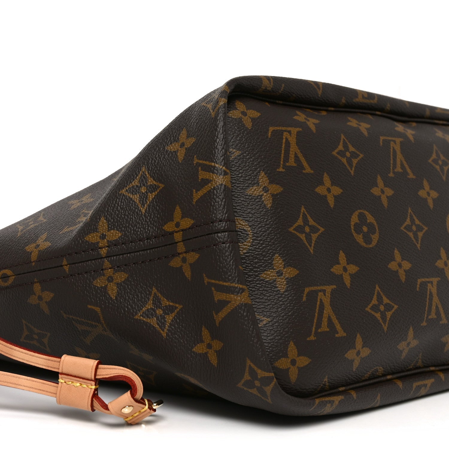 Monogram Inside Out Neverfull Bandouliere MM Rouge Sari