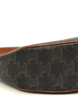 Triomphe Canvas Calfskin Ava Shoulder Bag Tan