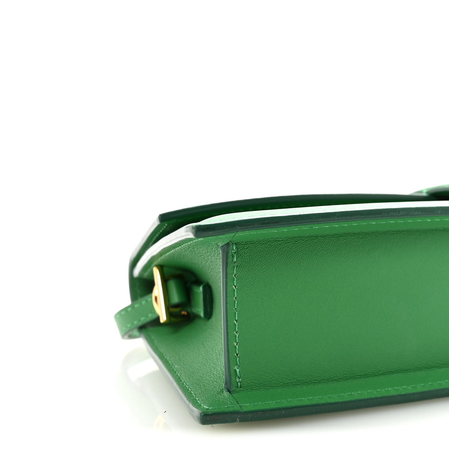 Smooth Calfskin Le Bambino Long Green