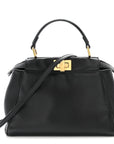 Nappa Mini Peekaboo Iconic Satchel Black