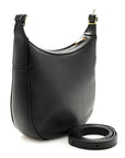 Supple Calfskin Cuir Triomphe Small Heloise Shoulder Bag Black