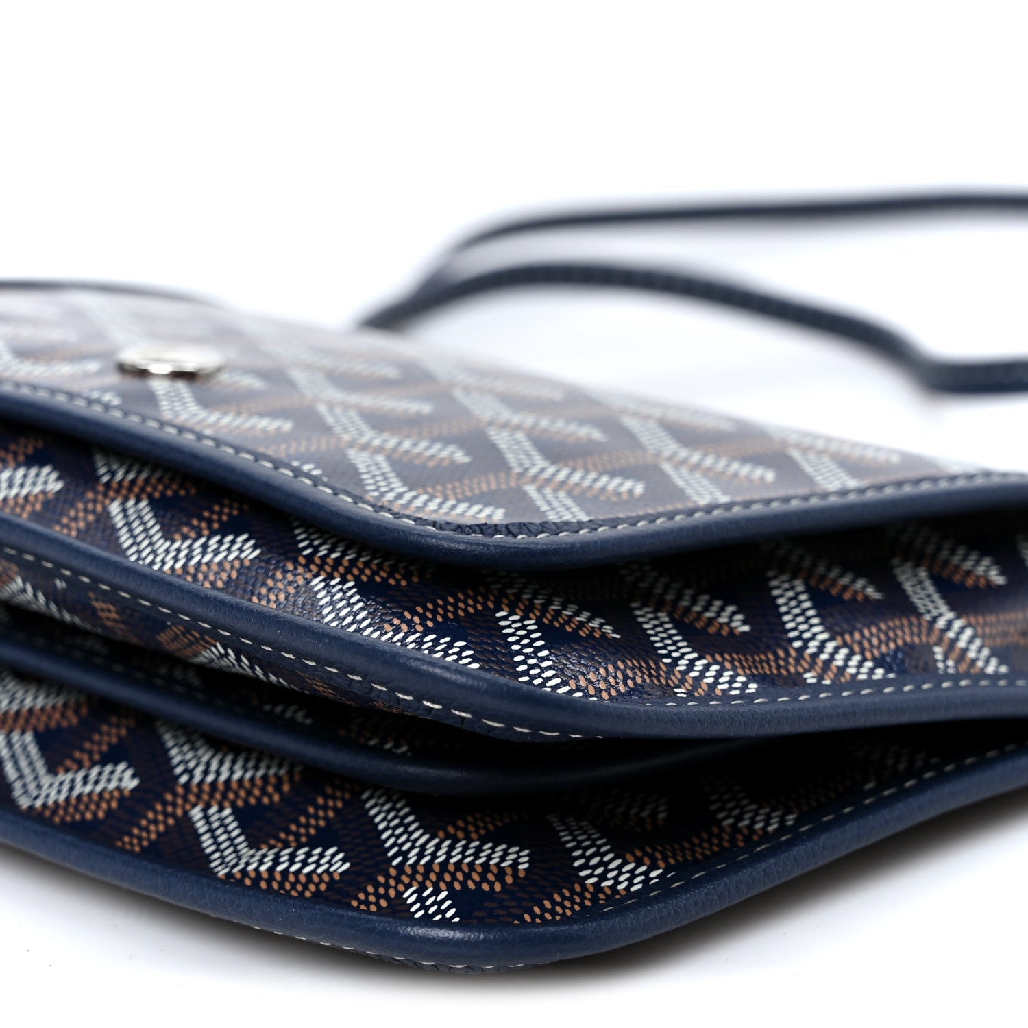 Goyardine Plumet Wallet Clutch Navy