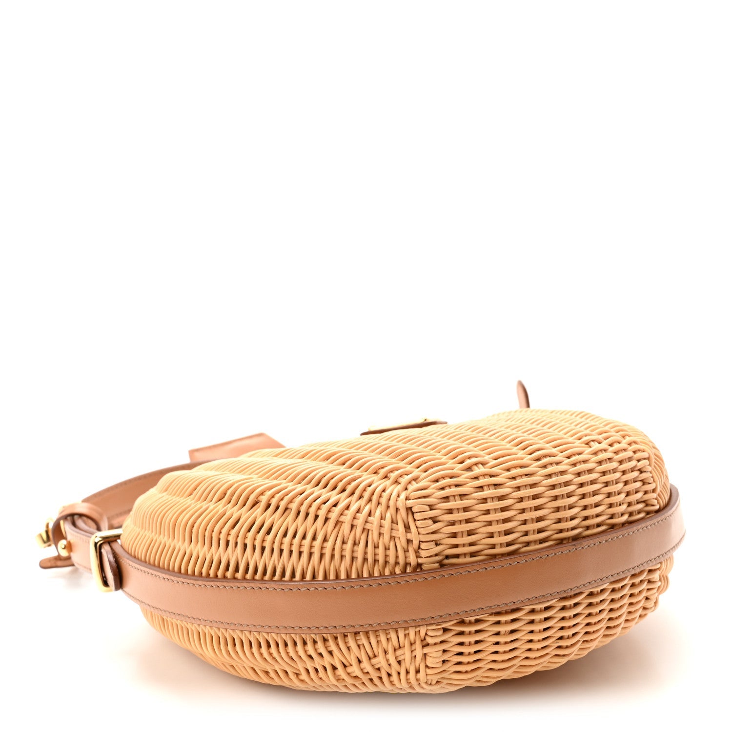 Wicker Arque Shoulder Bag Natural