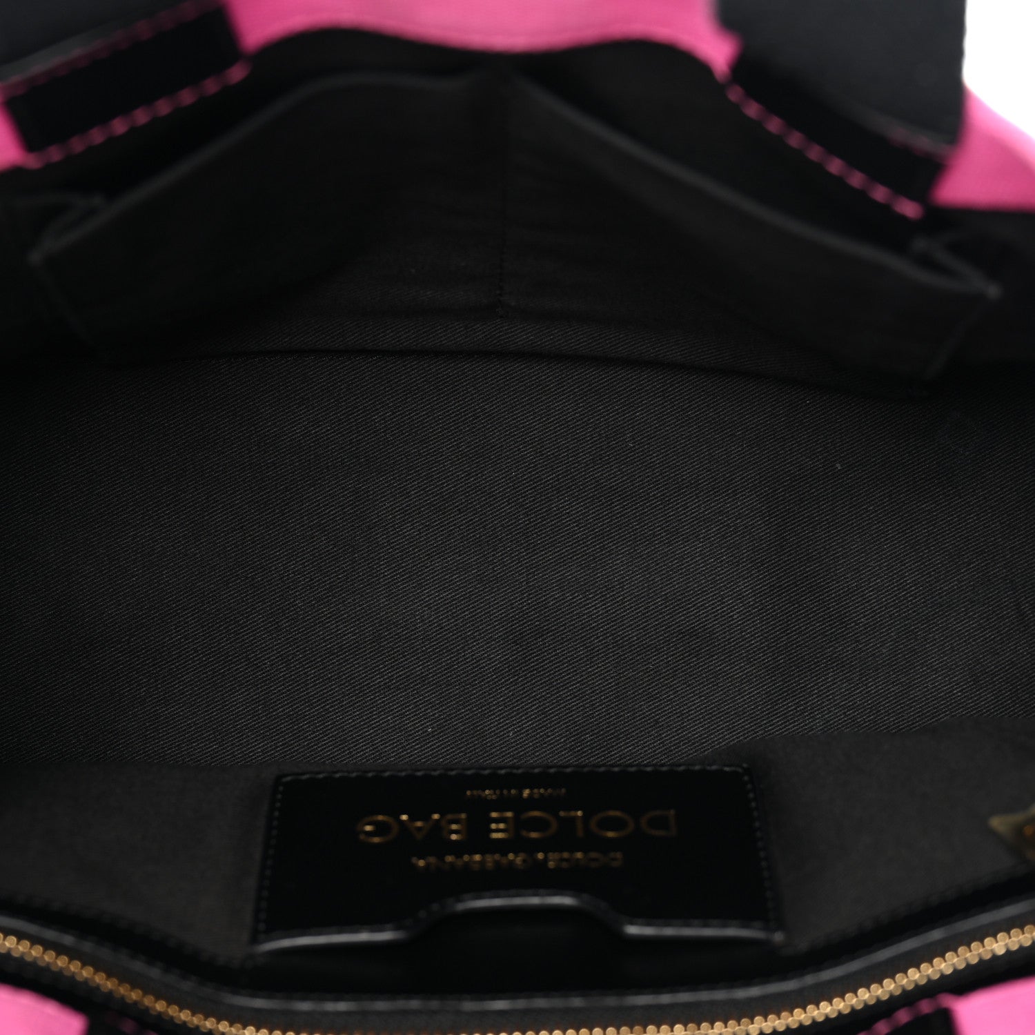Canvas Printed Open Your Heart Tote Pink Black