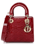 Patent Cannage Small Lady D1OR Cherry Red
