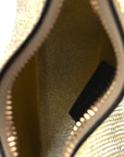 Crystal Vitello Laminato Suede FF Nano FNDIgraphy Hobo Bag Platino