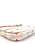 Monogram Multicolor Pochette Accessories White