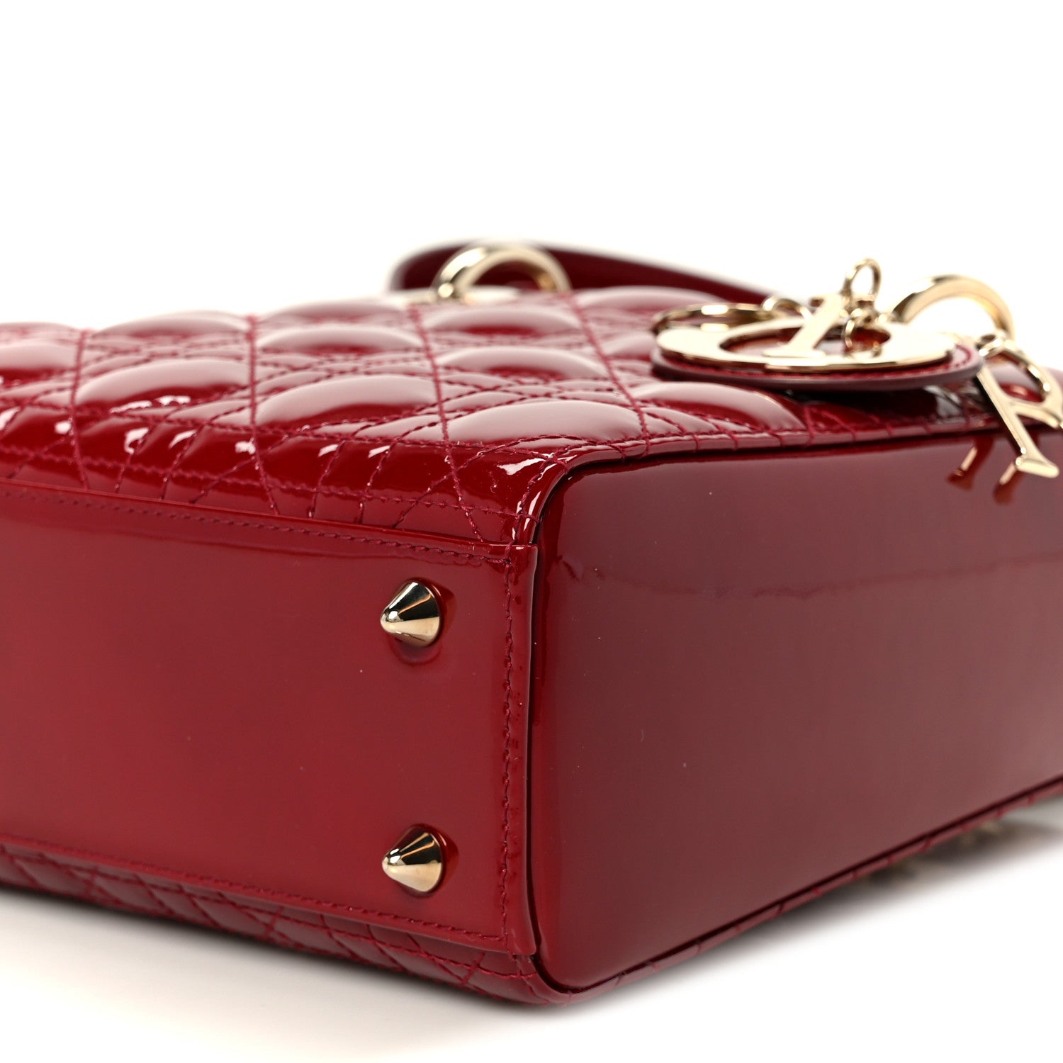 Patent Cannage Small My ABCD1OR Lady D1OR Cherry Red