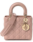 Lambskin Cannage Small My ABCD1OR Lady D1OR Fard